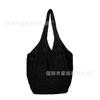 Bolso de Punto Estilo Perezoso para Mujer Bolso de Hombro Bolso Tote Literario Bolso de Tela Bolso Casual de Axila para Llevar a Mano Bolso Tejido Calado