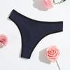 Nuevas Bragas Tipo Tanga para Mujer, Levanta Glúteos y Control de Abdomen, Tanga Acanalada, Bragas Tipo T de Algodón Puro Transpirable de Tiro Bajo, Venta al por Mayor Disponible
