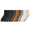 Meias Zhuji Masculinas de Algodão Respiráveis Meia-Calça Inverno e Outono Antiodor Absorventes de Suor Meias Esportivas Meias Sociais Masculinas Atacado