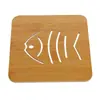 Inicio Alfombrilla de madera con aislamiento térmico de dibujos animados para mesa de comedor, alfombrilla antideslizante para ollas, cojín creativo y bonito, alfombrilla para té, alfombrilla para cuenco, posavasos