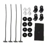 Kit de instalação e manutenção de ventoinha de radiador elétrico de carro abraçadeira de plástico acessórios de instalação de ventoinha de resfriamento de carro
