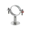 Soporte para Tubo con Base, Tubo Redondo de Acero Inoxidable 304, Abrazadera Fija para Tubo con Soporte de Chasis, Tubo para Cableado Eléctrico