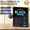 Potencializador de cor para roupas pretas transfronteiriço, para escurecer roupas e calças, restauração de cor e reparo de cor; folhas para lavar roupa que realçam a cor e tingem