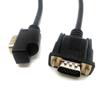 Cable VGA de 90 grados a 180 grados, tres filas, 15 pines, codo VGA, codo VGA pequeño 3+4/3+6/3+9