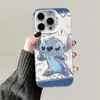 Funda divertida de Stitch para iPhone 15 Pro Adecuada para iPhone 17 Dibujos Animados 16Promax13 Nicho 14Pro
