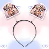 Set de Grupo Twice con Sana y Jeongdae, Diadema de Resorte 3D, Diadema, Pasador, Artículos de Concierto, Artículos de Apoyo para Fans
