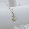 Collar de Acero de Titanio con Cruz de Zirconia para Mujer, Acero Inoxidable que No se Desvanece Accesorio de Playa, Cadena para Clavícula de Lujo Ligero de Nicho