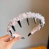 Nueva Diadema Dentada de Lana Trenzada para Niños de Otoño e Invierno, Diadema para el Cabello, Accesorios para el Cabello Lindos y Coloridos Antideslizantes para Niñas