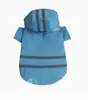 Capa de Chuva PU com Capuz para Cachorro com Tiras Refletoras, Jaqueta de Chuva Impermeável para Pet para Cães Pequenos e Grandes, Poodles e Raças Grandes