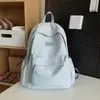 Mochila Escolar Femenina Estilo K Ins Harajuku Simple Estudiante Universitario Estilo Literario Mochila Gran Capacidad Mochila Estilo Bosque Blanco