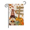 Venta directa de fábrica, serie Acción de Gracias, decoración de jardín, bandera de patio, bandera de calabaza, una variedad de opciones