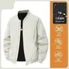 Nueva chaqueta tipo piloto estilo americano para primavera y otoño 2026, delgada para hombre, moderna, de corte holgado, chaqueta de béisbol