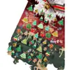 Árbol de Navidad Cyansea Elementos Navideños Campana Relieve Estéreo Pegatinas para Uñas Artísticas DIY Decoración de Teléfono Móvil Pegatinas para Uñas