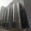 Silo de aço inoxidável grande vertical para armazenamento de grânulos de PP silo para armazenamento de grãos milho amido saída de fábrica