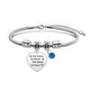 Pulsera europea y americana transfronteriza de acero inoxidable con diseño de hueso de serpiente para novias amigas Diamante Azul festival regalo japonés grabado pulsera de acero de titanio