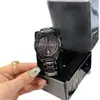 Nuevo Reloj Multifuncional de Cuarzo para Hombre Ojo Izquierdo y Derecho Esfera Grande Correa de Cuero Correa de Acero Inoxidable Calendario Venta al por Mayor