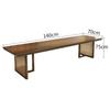 Mesa de chá estilo tranquilo e cadeira combinação simples luz luxo casa de madeira maciça mesa de chá prato grande mesa de chá de escritório moderno
