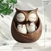 Etiquetagem de novos produtos transfronteiriços dropshipping ornamento plano de madeira 2D decoração de casa artesanato em madeira