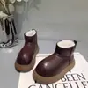 Botas de Nieve para Niñas con Forro de Felpa, Espesadas 2025 Nuevas Botas de Algodón Impermeables de Invierno para Niños, Botas de Algodón Cálidas con Punta Ancha para Niñas