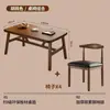 Mesa de Comedor para Uso Doméstico, Apartamento Pequeño, Sala de Estar, Mesa de Comedor Rectangular, Mesa de Comedor para Casa de Alquiler, Mesa y Sillas de Comedor Sencillas para Uso Comercial