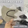 Máscara Estéreo 3D Descartável Alta Visibilidade Primavera e Verão Estilo Fino Respirável Proteção de Três Camadas para Homens e Mulheres Preto e Branco de Alta Qualidade
