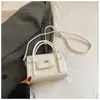 Bolso de Mano Transfronterizo 2026 Estilo Nuevo para Mujer, Bolso Moderno y Elegante, Bolso Pequeño Cuadrado de Hombro y Cruzado de Moda