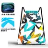 Zackpack Esportivo Impermeável Pano Oxford Cordão Bolsa com Logotipo Impresso Mochila Nylon Outdoor Bolso com Cordão Mochila