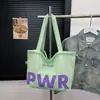 Bolsa Casual Coreana de Nailon Estilo Perezoso Bolso Tote para Mujer 2025 Bolso de Hombro con Letras Bolso de Lona de Gran Capacidad