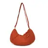 Bolsa Dumpling Estilo Japonês e Coreano Grande Capacidade Feminina Transversal de Alta Qualidade Versátil Bolsa de Axila Simples Bolsa de Ombro Grande Capacidade