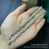 Collar de Ópalo Natural Puro, Estilo de Lujo, Accesorio para Vestido de Noche, Transparente como el Cristal con Color de Fuego Completo, Incrustación de Plata 925