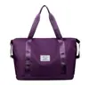 Bolsa Fitness Grande Capacidade com Separação Seca e Úmida Estendida, Bolsa para Viagens de Curta Distância, Bolsa Esportiva de Yoga Feminina, Bolsa de Bagagem para Armazenamento de Maternidade