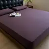 Nuevo Juego de Sábanas de Algodón para Otoño/Invierno, Color Sólido, Suave, para Sueño Profundo, Cubierta de Sábana para Colchón, Juego de Tres Piezas