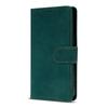Adecuado para iPhone16 Funda de Cuero S24 Sensación de Piel Borde de Doble Pliegue Billetera para Tarjetas Funda Protectora Google 9Pro Color Sólido Esmerilado