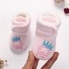 Procesamiento y Personalización de Zapatos de Algodón para Bebé con Terciopelo en Invierno para Heattech antes de que los Niños Pequeños y No se Caigan Zapatos para Niños Pequeños de Suela Suave para Bebé
