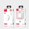 Cargador 2A con certificación 3C, compatible con teléfonos móviles Android y Apple tipo C, cable de datos de carga rápida.
