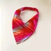 Miaode 2026 Nuevo Pañuelo Triangular con Degradado Láser Arcoíris Accesorio Elástico para el Cabello para Mujeres con Alta Elasticidad y Diseño Elástico Diadema
