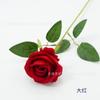 Rosa perla rama única rosa de franela rosa de bolsillo flor de simulación arreglo floral decoración de sala de estar para montaje de escena de boda