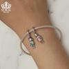 Cuentas de joyería originales nuevas de Ivor en plata de ley 925, exquisitas, con diseño de gato para niños y niñas.