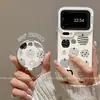 Adecuado para funda de teléfono Apple Xiaomi 17, divertida caricatura 14pro protección de borde completo, 17 líneas de graffiti simples de alta gama