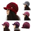 Sombrero para personas de mediana edad y ancianos para mujer, sombrero de lana grueso de invierno para madre, abuela, anciana, para andar en bicicleta en otoño e invierno para mantener el calor