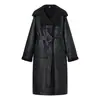 Moda Versátil Elegante Invierno 2025 Cintura Delgado Aspecto Cinturón PU Cinturón Piel Mono Largo Exterior para Mujeres