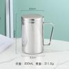 304 caneca de copo infantil de aço inoxidável dupla camada anti-escaldante jardim de infância crianças copo beber com tampa copo personalizado