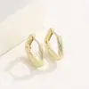 Orejera geométrica irregular de cero estilo moda simple temperamento pendientes para mujer protección ambiental galvanoplastia puesto de tienda al por mayor Yiwu