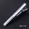 Presilha de Gravata de Metal Yiwu Entrega Fábrica Pronta Entrega Transfronteiriça Mais Vendida Prata Terno Formal Negócios Terno Masculino