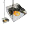 Recogedor de Polvo de Acero Inoxidable Espesado Pala para Polvo Pala Pala Escoba Recogedor Extra Grande Pala para Polvo Raspador Cenicero