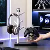 Lindo Soporte para Mando Rey Gato Adorno de Decoración de Escritorio Base Universal Soporte de Exhibición para PS5/PS4/XBOX