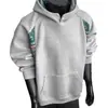 Sudadera con Capucha Bordada Estilo Étnico Chino para Hombre 2025 Otoño e Invierno Nueva Chaqueta Gruesa Casual con Empalmes de Color Contrastante