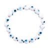 Popular Pulsera Tejida con Ojo de Diablo de Cristal de Amazon para Mujer, Pulsera de Cuentas Más Vendida Transfronteriza Europea y Americana, Joyería de Mano para Parejas