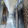 Placa texturizada de acero inoxidable 304 con patrón de escamas de dragón de diamante, cuatro esquinas cuadradas, corteza de flor, espejo de techo de hotel, placa cóncava convexa