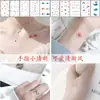 Pegatinas de Tatuaje de Color Latinas Impermeables para Mujeres Mariposa de Larga Duración Estilo Semi-Permanente de Gama Alta Letras Inglesas Frescas para Niñas
